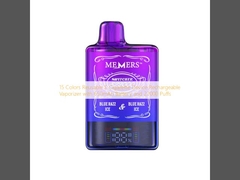 15 kolorów wielokrotnie używalny urządzenie do e-papierosów Wypłynny parownik z baterią o pojemności 650 mAh i 22000 puffami